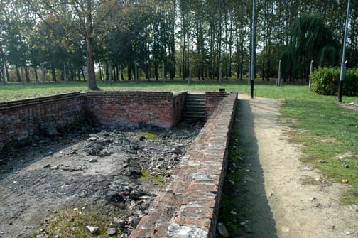 Birkenau Crematorium II steps