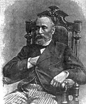 Russian Mikhail Katkov (1818-1880), occult publisher of Moscow Gazette. Katkov brought Hindu and Theosophy teachings to Russia. He also published some books of Russian mystic, Helena Blavatsky. 