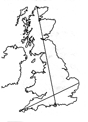 Britain with the Belinus Line and the St. Michael Line