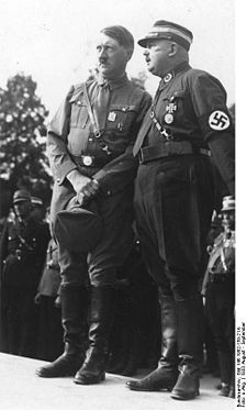 Rhm with Hitler, August 1933