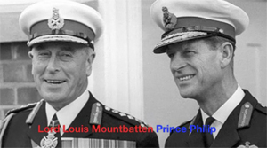 Lord Louis Mountbatten and Prince Philip