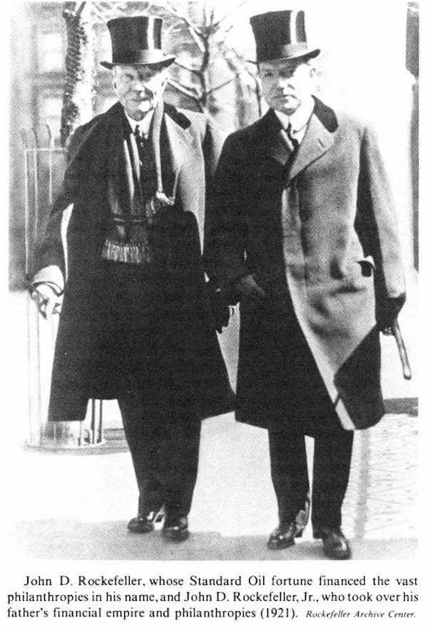John D. Rockefeller and John D. Rockefeller, Jr. 