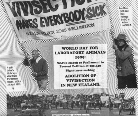 World Day for Lab Animals 1989 Lou Moss & Max Heinegg (185k)